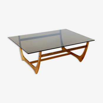 Table basse en verre, Suède, 1960