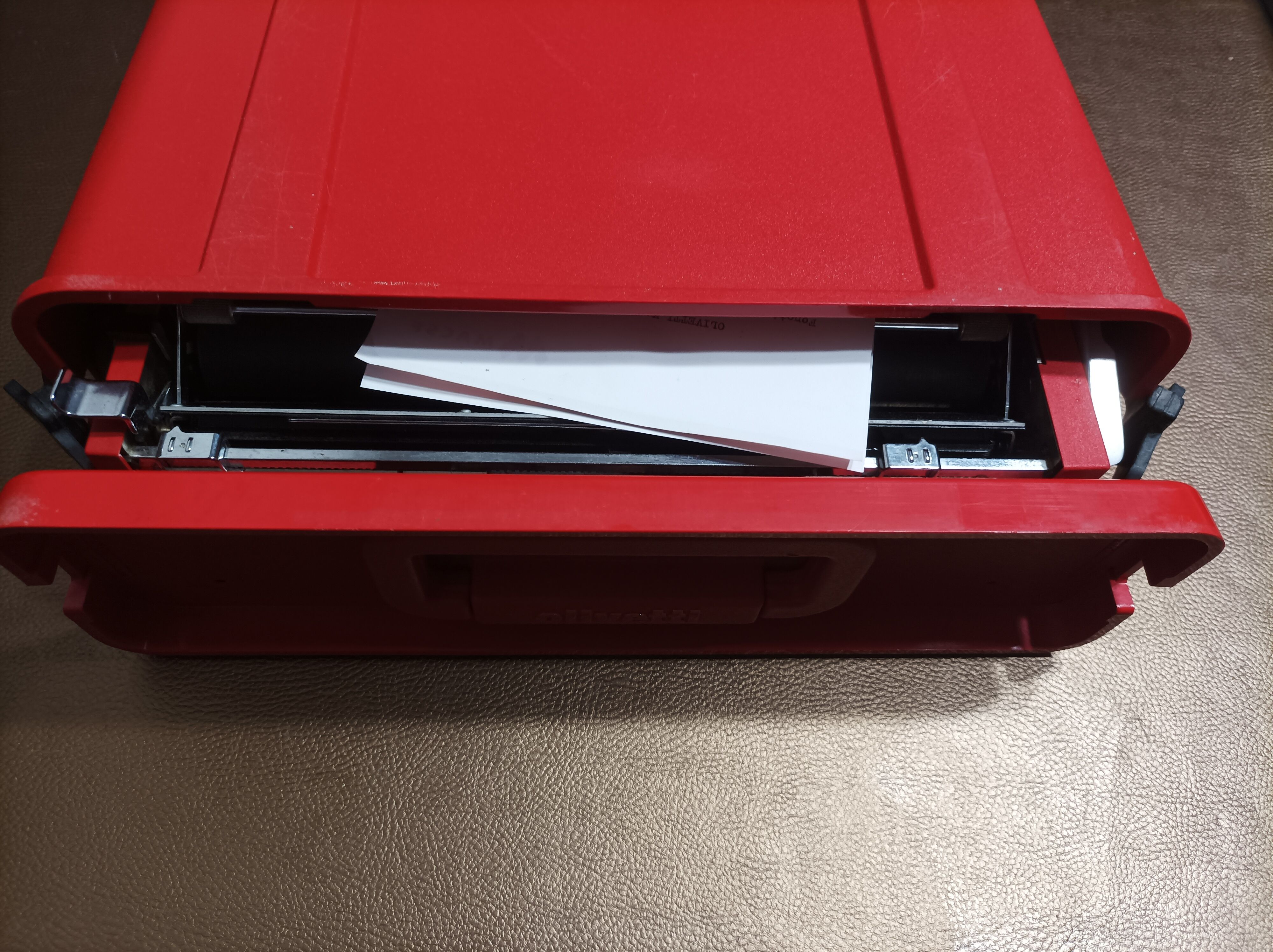 Typewriter valentine Ettore Sottsass Olivetti made in Barcelona