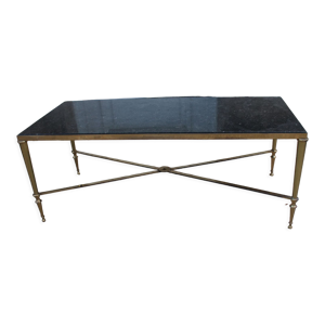 Table basse laiton et