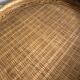 Bird woven bamboo tray