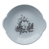 Serving dish Lunéville Badonviller
