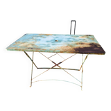 Vintage rectangular folding garden table