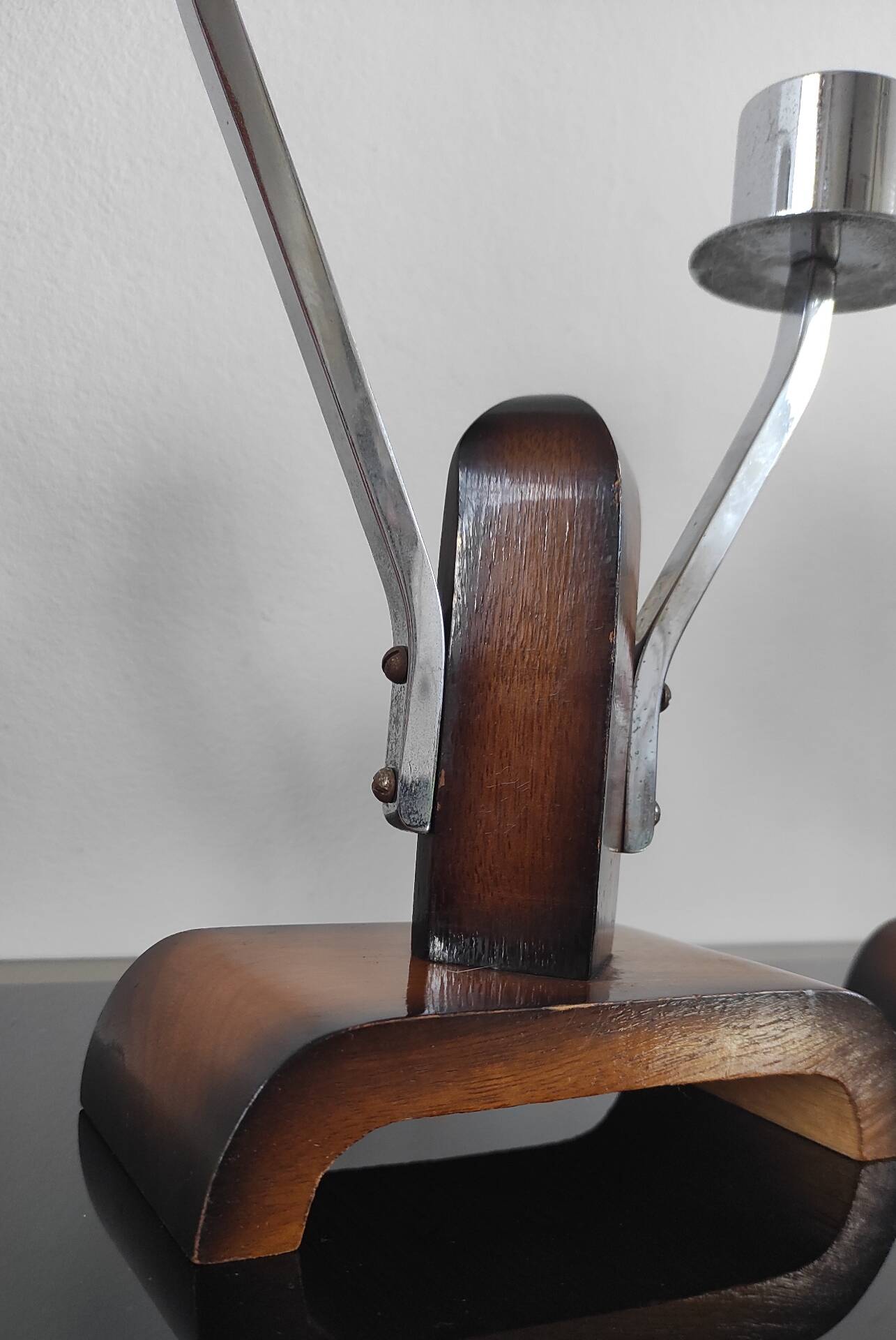 Pair of Art Deco candelabra