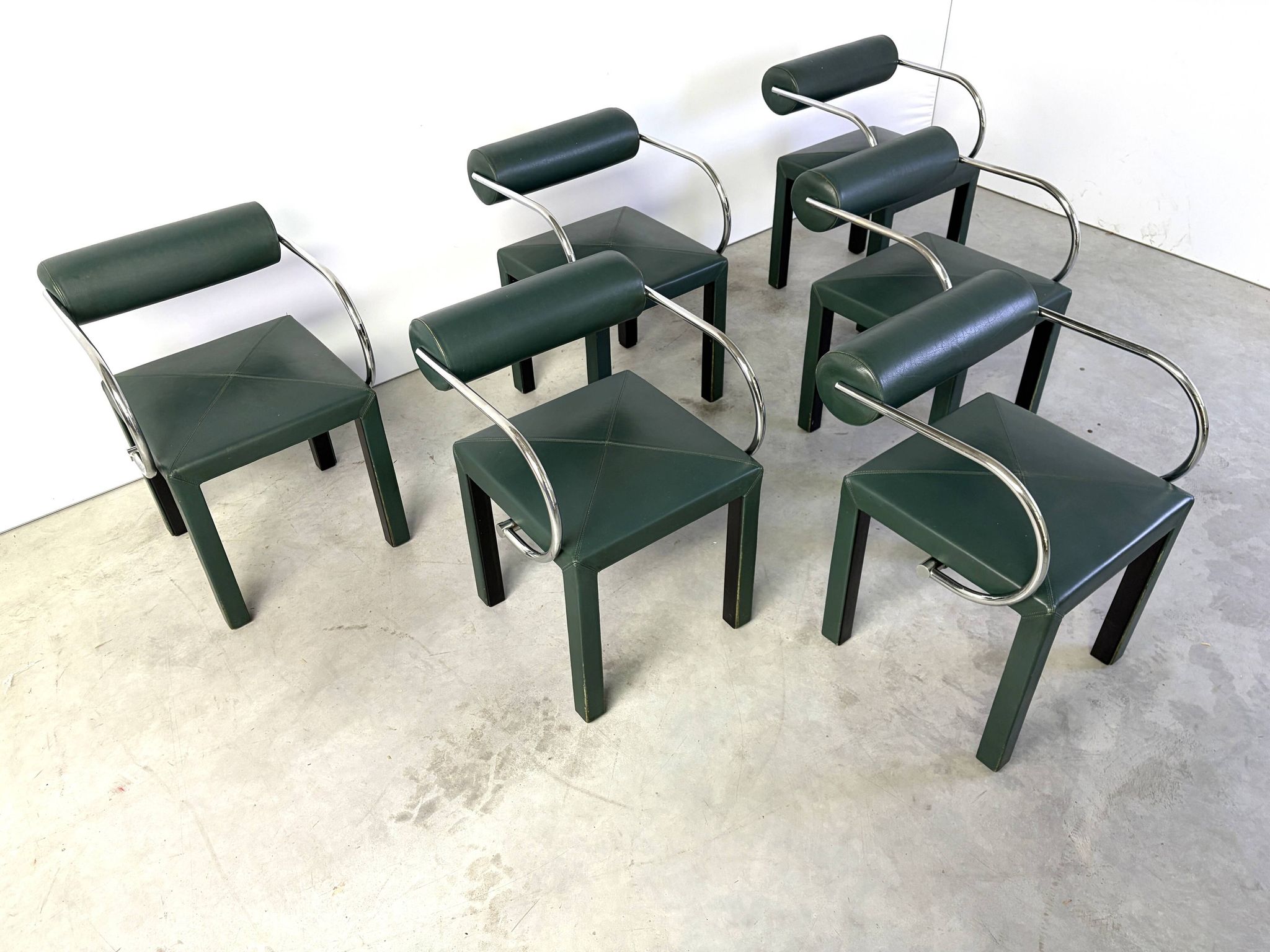 Arcadia dining chairs by Paolo Piva for B&B Italia set of 6