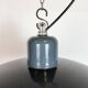 Industrial Grey Enamel Pendant Lamp from Siemens, 1930s