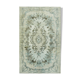 Hand-knotted carved turkish 1970s, 171 cm x 274 cm