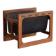 Teak magazine rack by Aksel Kjersgaard for Salin Møbler, 1960s.