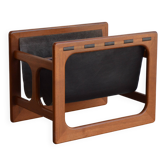 Teak magazine rack by Aksel Kjersgaard for Salin Møbler, 1960s.