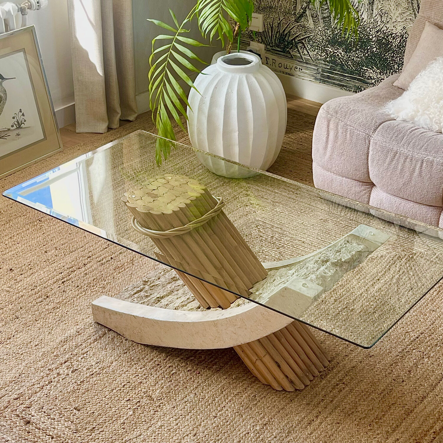 Coffee table French Riviera 1970.