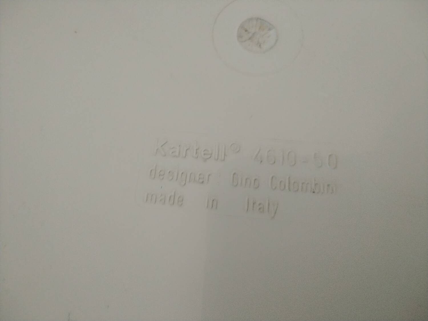Kartell umbrella stand by Gino Colombini