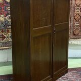 1930s English oak cabinet