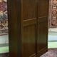 1930s English oak cabinet