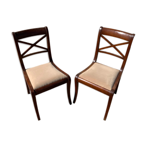 Paire de chaises vintage