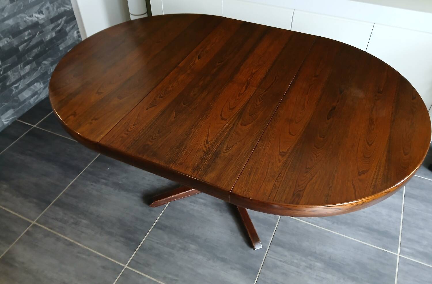 Vintage Baumann extendable table, 1970s