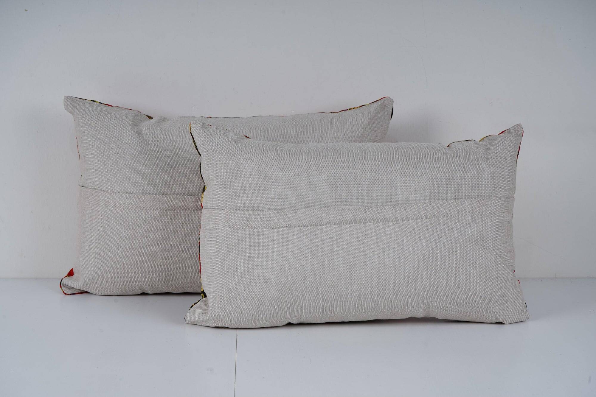 Set of 2 vintage Turkish cushion covers 36x56 cm