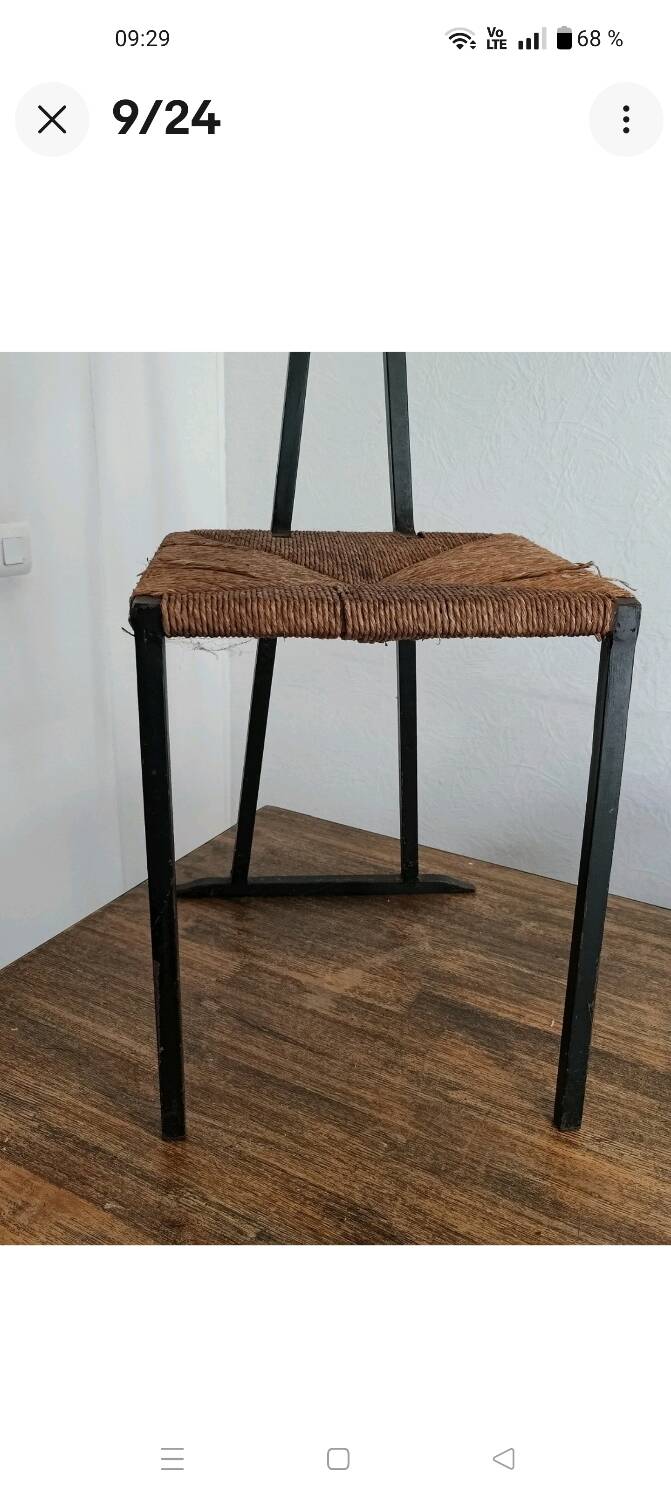 Jean Luc Breteau rarissime chaise des années 50