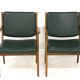 Set of 2 leather armchairs, Karl Erik Ekselius, Sweden, 1960