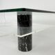Postmodern Italian Marble and Glass Coffee Table, 1990s