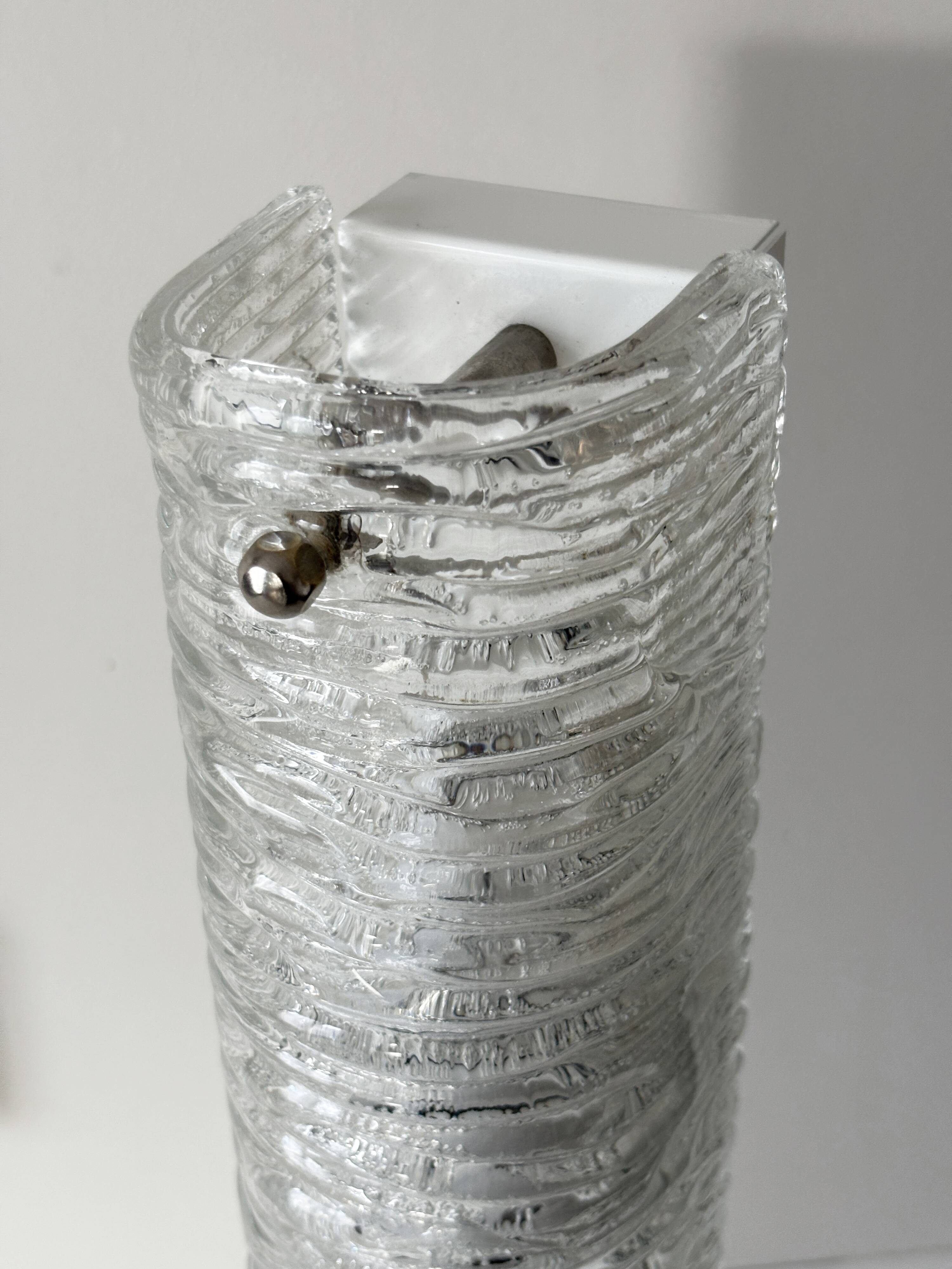 Murano glass wall sconce. 1960