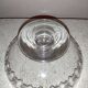 Compotier coupe sur piédouche verre soufflé taillé