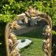 Glace en bois sculpté 130x64cm