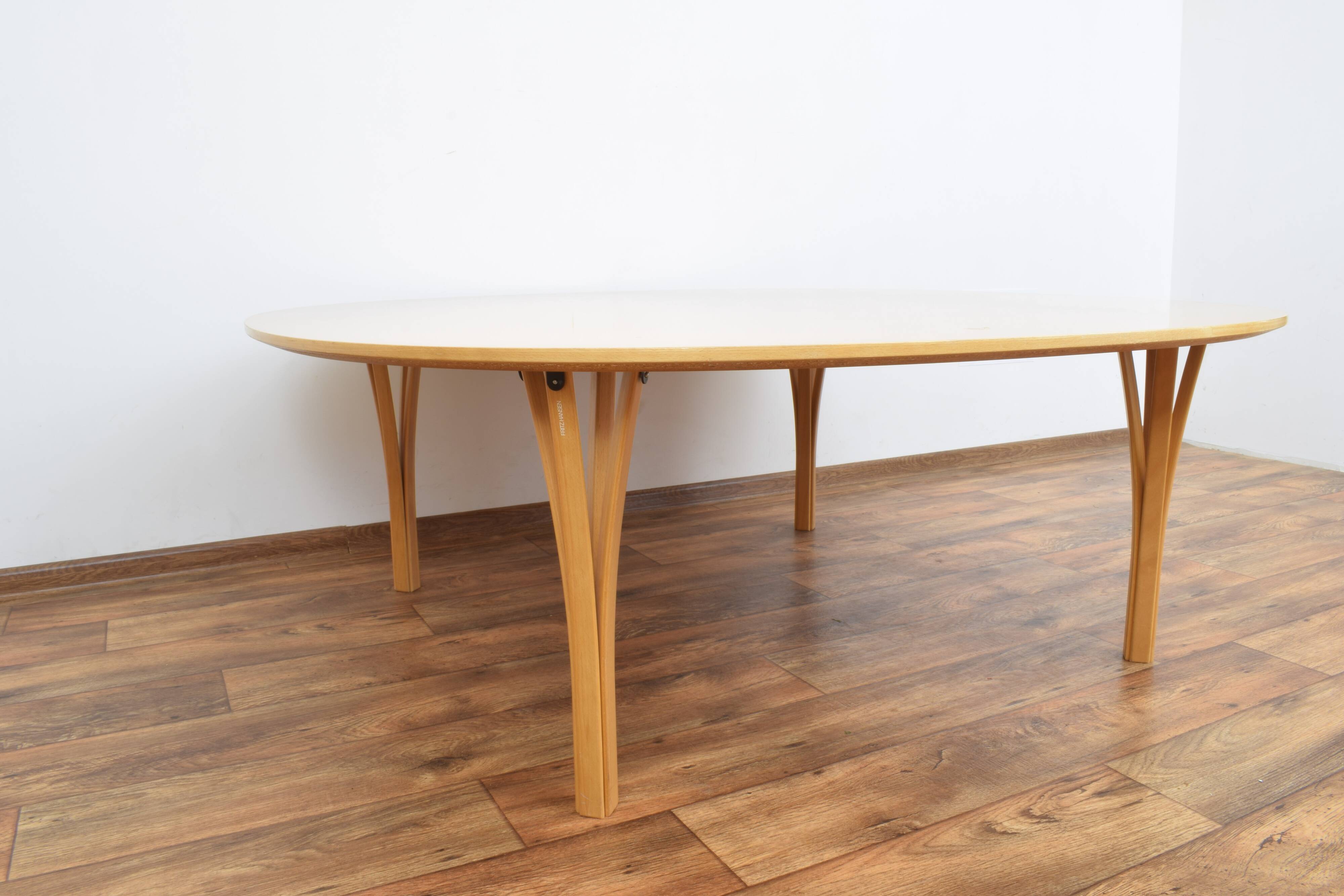Vintage Table by Bruno Mathsson for Fritz Hansen, 1980s.
