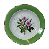 Plat rond creux service "Bagatelle" estampillé Lunéville K&G