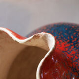Ceramic pitcher of the potters of Accolay multicolored