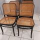 Suite of 4 chairs by Joseph Hoffmann vintage 1970s