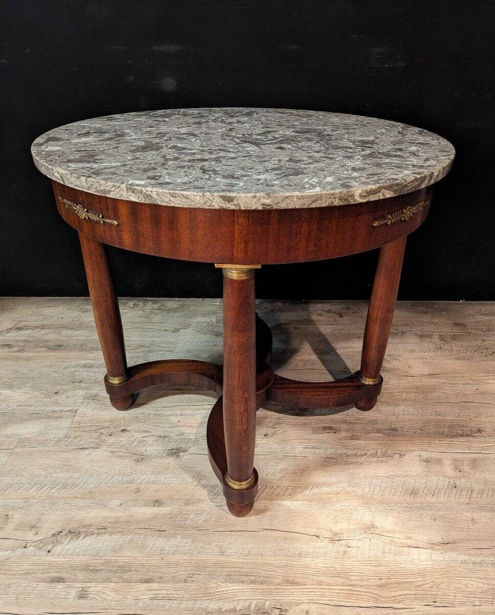 Empire-style mahogany gueridon