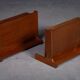 Wall-Mounted Teak Bedside Tables attributed to Børge Mogensen, 1950s, Set of 2