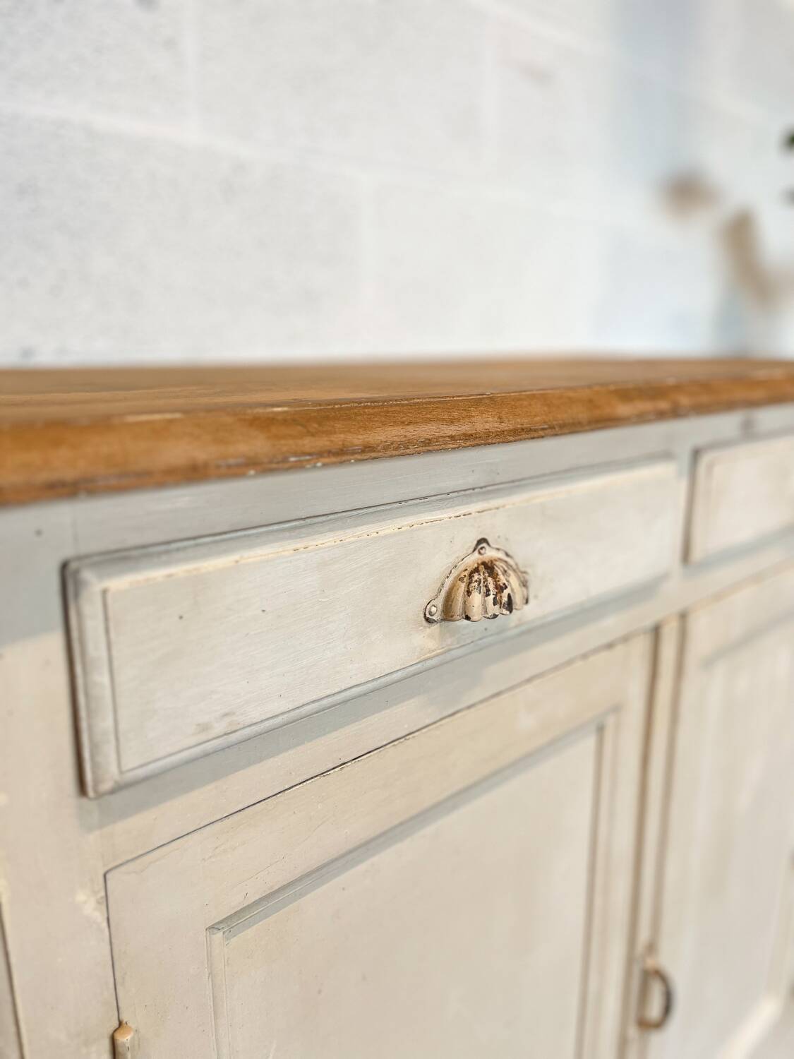 Old Parisian buffet with original patina