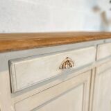 Old Parisian buffet with original patina