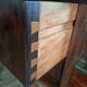 Enfilade vintage en palissandre, meuble coiffeuse ancien, commode