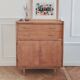 Renovated vintage high sideboard, 1960s