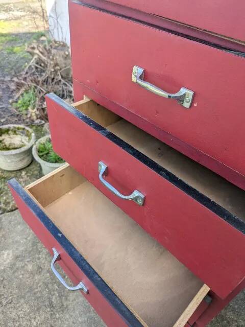 High chest of drawers, tallboy