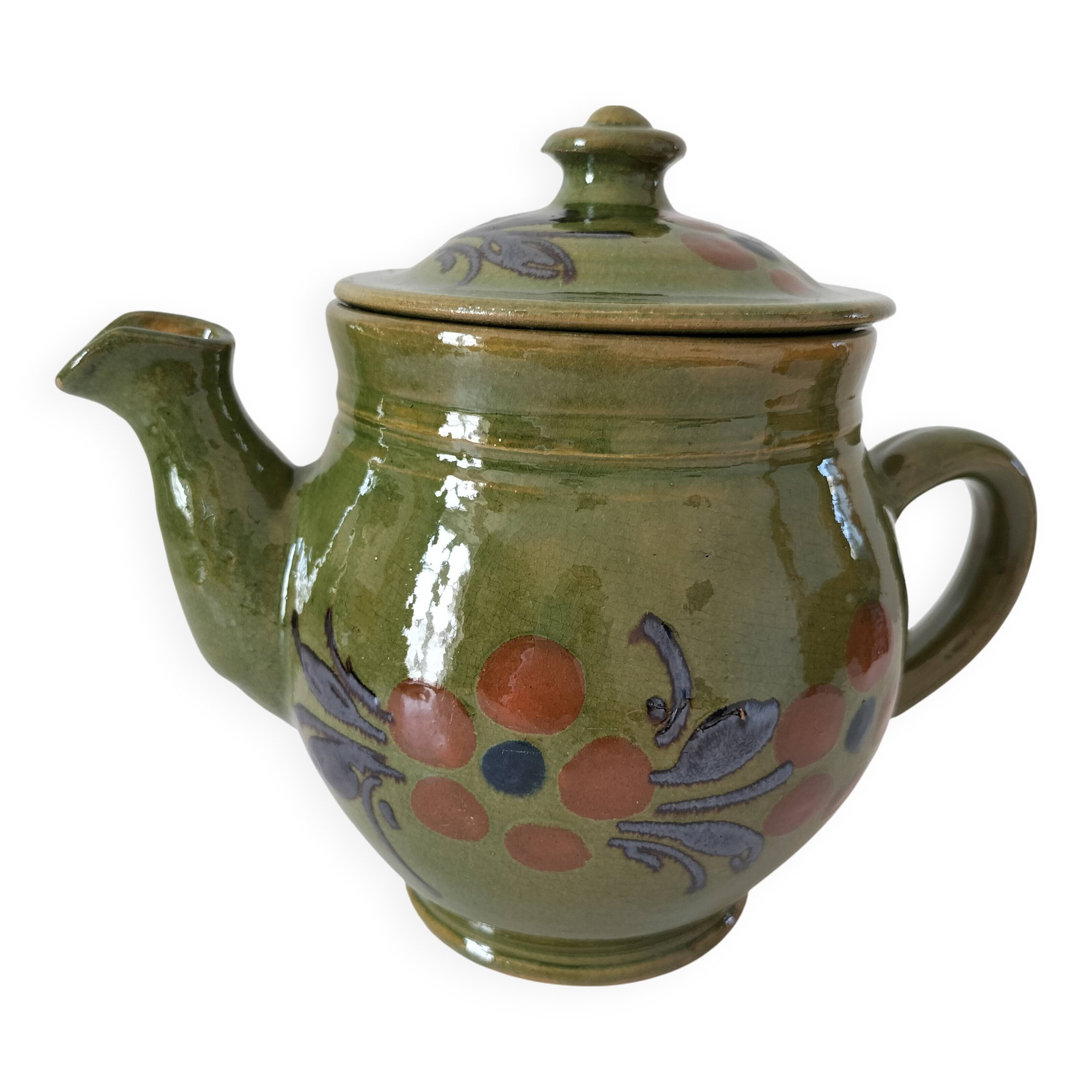 Vintage glazed stoneware jug