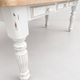 Large Vintage Farmhouse Dining Table with Drawers – Rustic Solid Wood