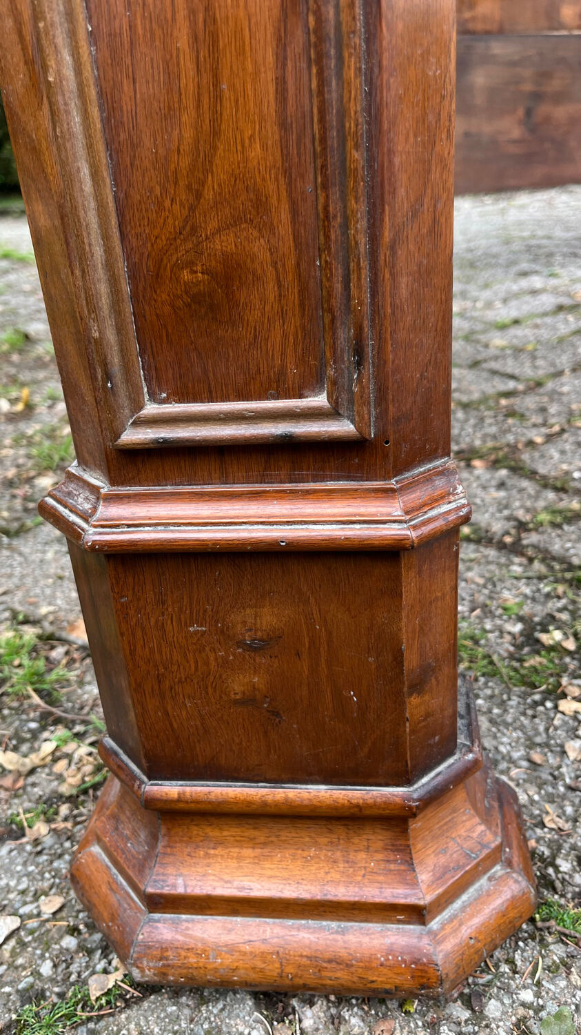 Antique solid walnut boat headboards