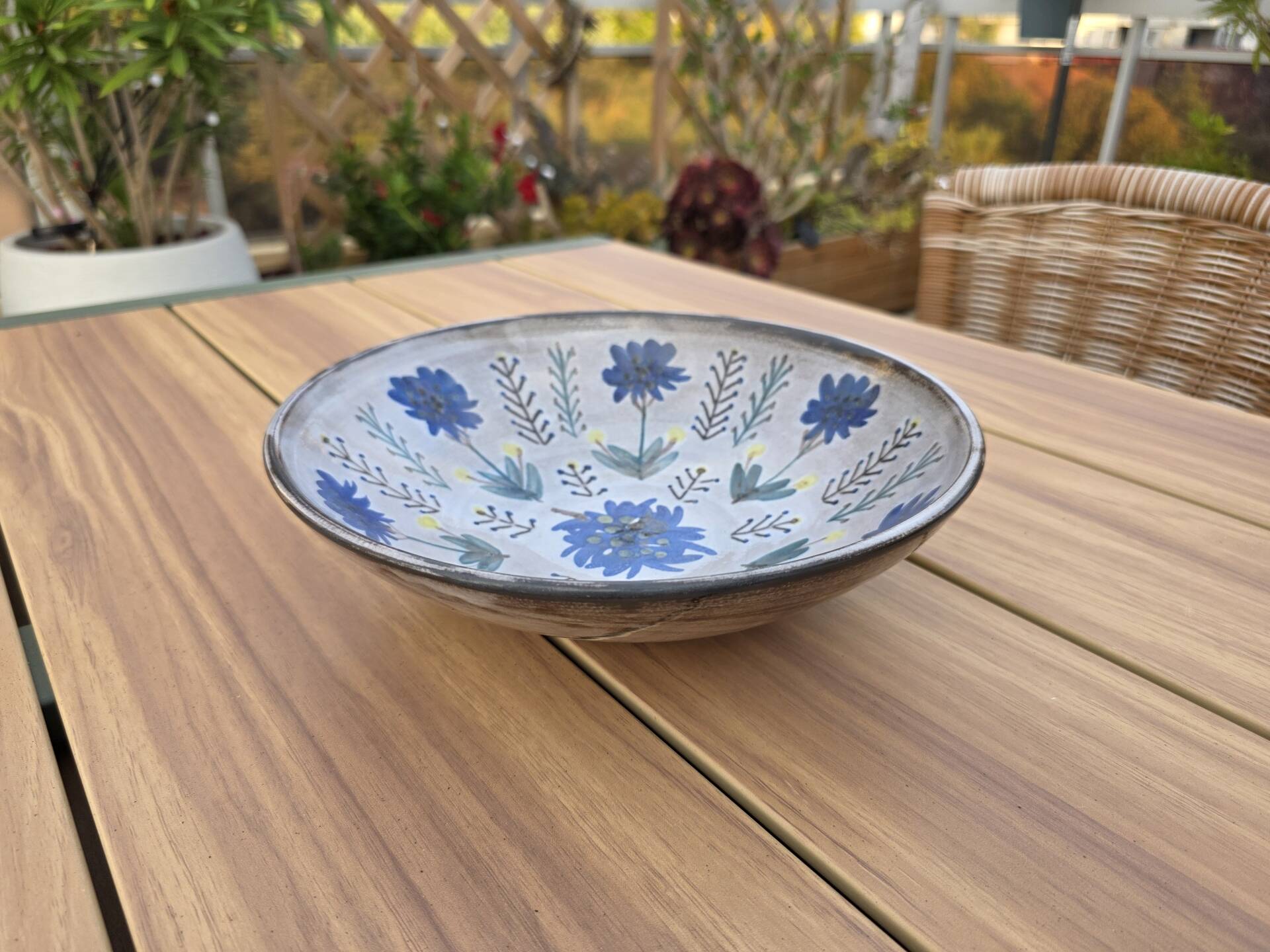 Vintage ceramic deep dish Vallauris – Gérard Hoffman Workshop