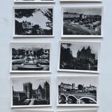 Set of 10 old photos in Pau bromide from the 30s