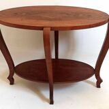 Art Deco oval pedestal table Width 80 cm