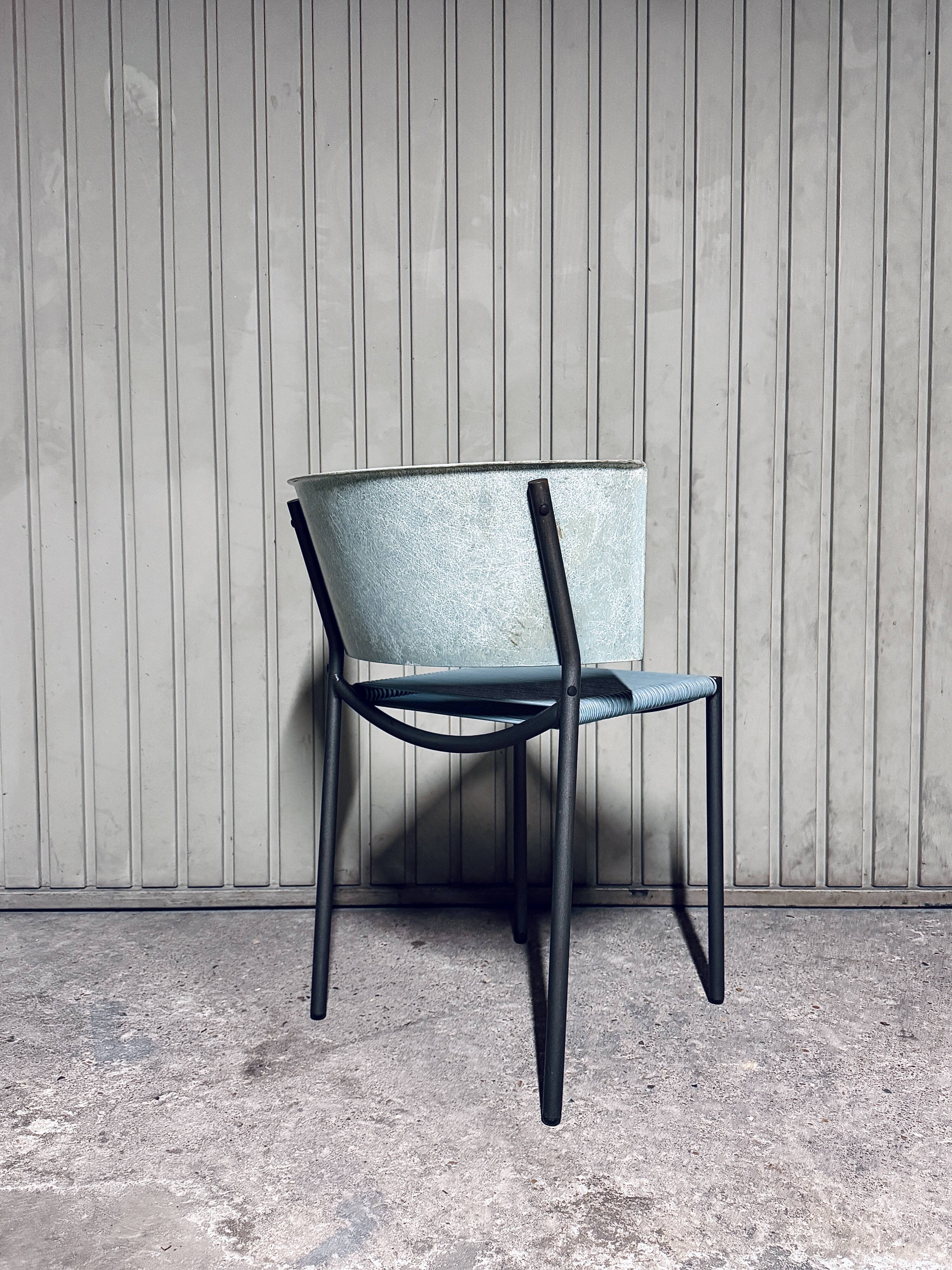 Lila hunter chair, fibreglass, Philippe Starck - XO - 1988