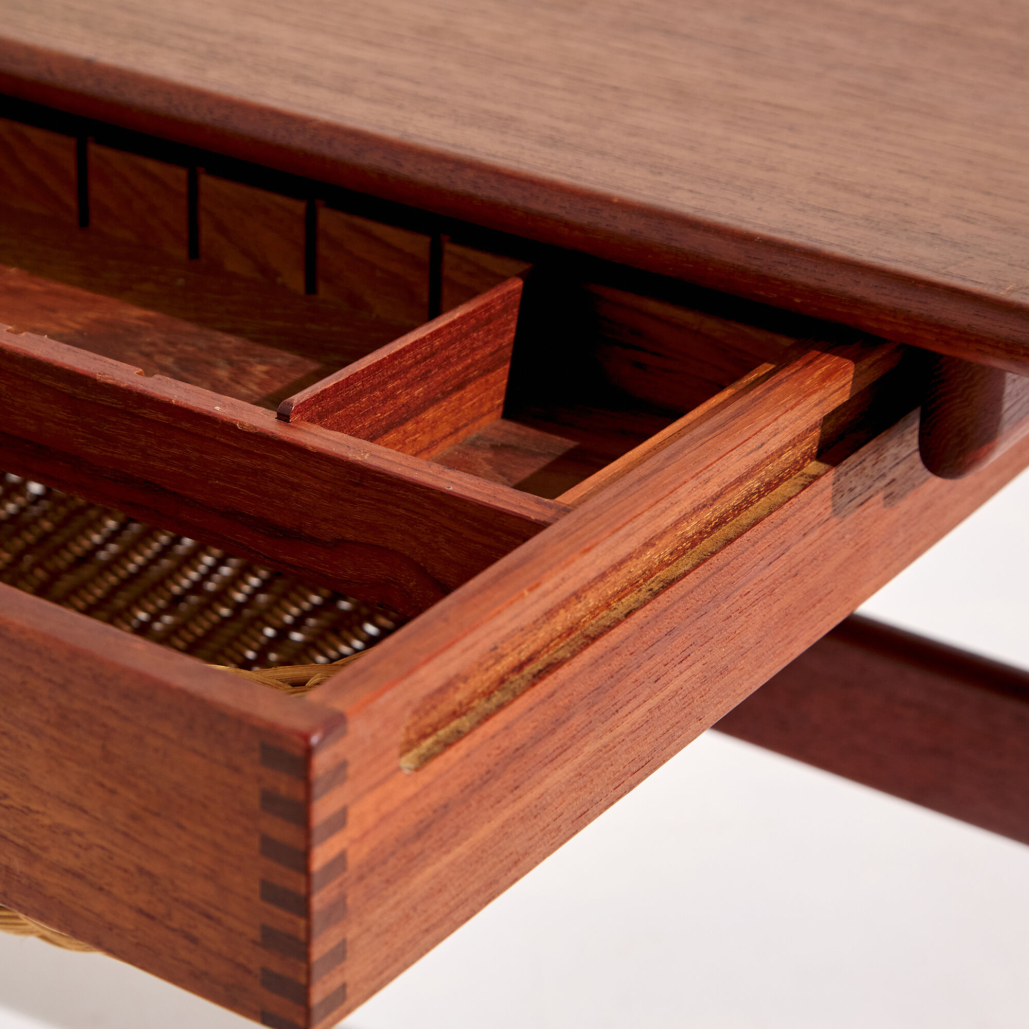 Teak sewing table by kai kristiansen for vildbjerg møbelfabrik mk9364