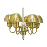 Chandelier T 526/M by Hans-Agne Jakobsson for Markaryd, Sweden, 1960s