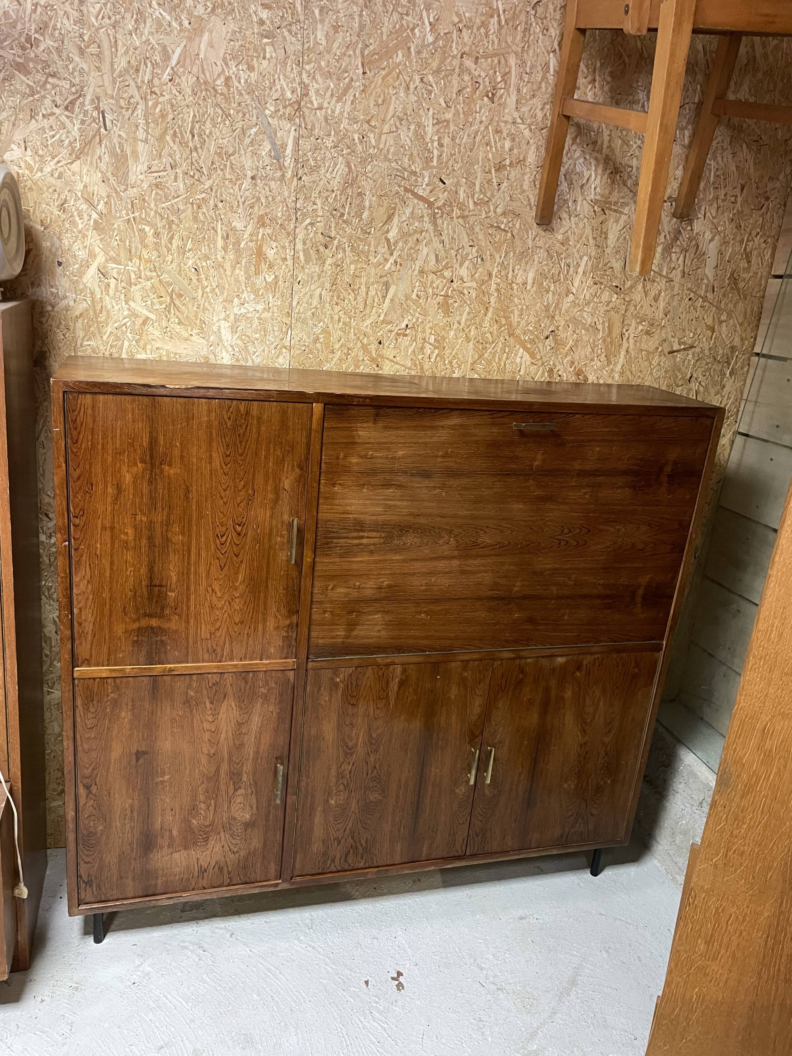 Meuble secrétaire vintage années 60
