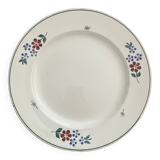 Hollow earthenware dish St Amandinoise St Amand