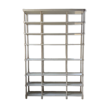 XL Napoleon bookshelf white patina