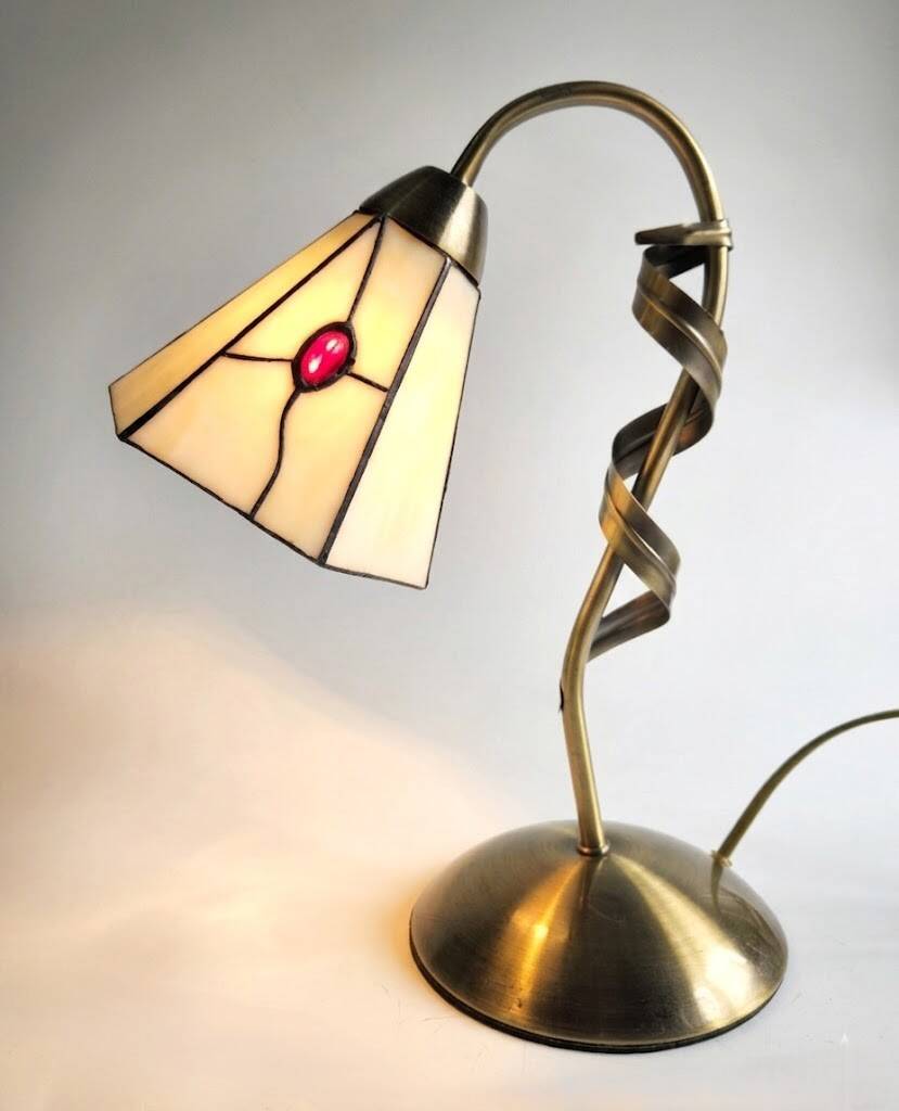 Ensemble de lampes de table de style Tiffany