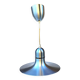 Vintage space age 1970 aluminum pendant light S